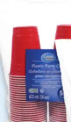 Walmart Great Value red cups offer