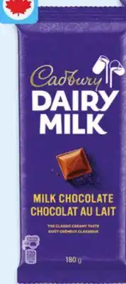 Walmart CADBURY DAIRY MILK sharing bars offer