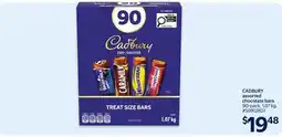 Walmart CADBURY assorted chocolate bars offer
