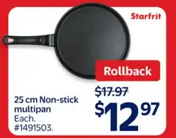 Walmart 25 cm Non-stick multipan offer