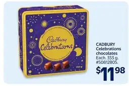 Walmart CADBURY Celebrations chocolates offer