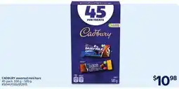 Walmart CADBURY assorted mini bars offer