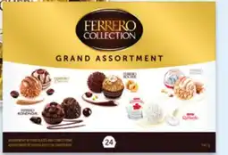Walmart Ferrero Rocher or Ferrero Collection Grand Assortment Chocolates offer