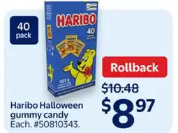 Walmart Haribo Halloween gummy candy offer