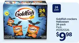 Walmart Goldfish crackers Halloween 24-pack offer