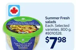 Walmart Summer Fresh Salads offer