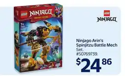 Walmart Ninjago Arin's Spinjitzu Battle Mech offer