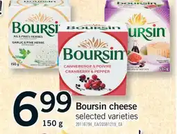 Fortinos BOURSIN CHEESE, 150 g offer