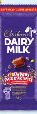 Walmart CADBURY DAIRY MILK family bars offer