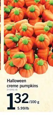 Fortinos HALLOWEEN CREME PUMPKINS offer