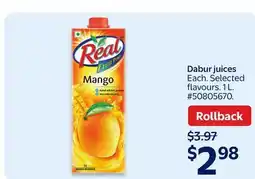 Walmart Dabur juices offer