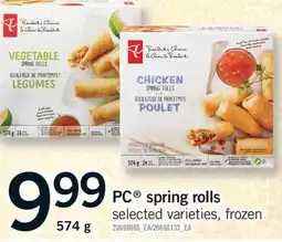 Fortinos PC SPRING ROLLS, 574 g offer