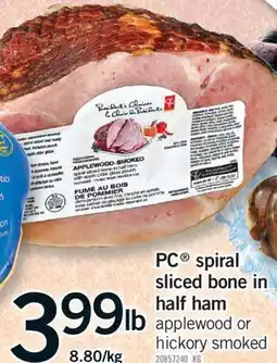 Fortinos PC SPIRAL SLICED BONE IN HALF HAM offer