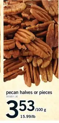 Fortinos PECAN HALVES OR PIECES offer