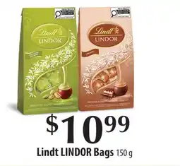 Fortinos LINDT LINDOR BAGS, 150 g offer