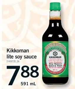 Fortinos KIKKOMAN LITE SOY SAUCE, 591 mL offer