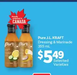 Fortinos J. L. KRAFT DRESSING & MARINADE, 355 ML offer