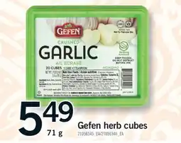 Fortinos GEFEN HERB CUBES, 71 g offer