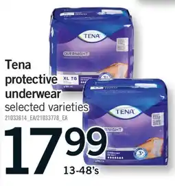 Fortinos TENA PROTECTIVE UNDERWEAR, 13-48's offer