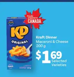 Fortinos KRAFT DINNER MACARONI & CHEESE, 200 g offer