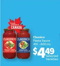 Fortinos CLASSICO PASTA SAUCE, 410 – 600 ML offer