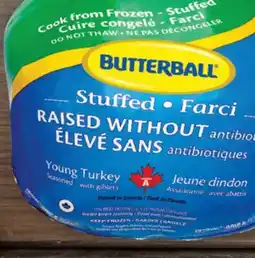 Fortinos BUTTERBALL Stuffed Whole Turkey offer
