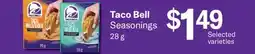 Fortinos TACO BELL SEASONINGS, 28 g offer