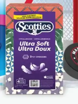 Fortinos SCOTTIES UTRA SOFT FACIAL TISSUE, 4-Pack offer