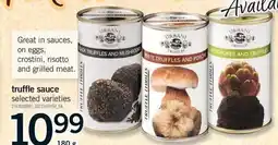 Fortinos TRUFFLE SAUCE, 180 g offer