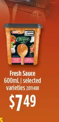 Fortinos FRESH SAUCE, 600mL offer