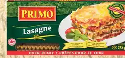 Fortinos PRIMO OVEN READY LASAGNA, 375G offer