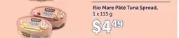 Fortinos RIO MARE PÂTÉ TUNA SPREAD, 1 x 115 g offer
