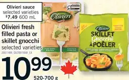Fortinos OLIVIERI FRESH FILLED PASTA OR SKILLET GNOCCHI, 520-700 g offer