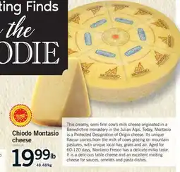 Fortinos CHIODO MONTASIO CHEESE offer