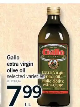 Fortinos GALLO EXTRA VIRGIN OLIVE OIL, 1L offer