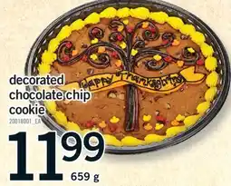 Fortinos DECORATED CHOCOLATE CHIP COOKIE, 659 g offer