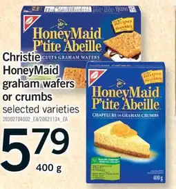 Fortinos CHRISTIE HONEYMAID GRAHAM WAFERS OR CRUMBS, 400 g offer