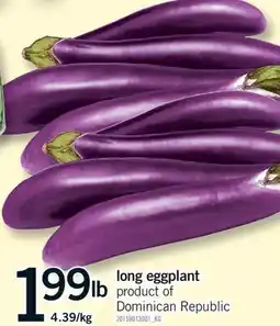 Fortinos LONG EGGPLANT offer