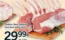Fortinos OVATION NEW ZEALAND FRENCHED LAMB RACK offer