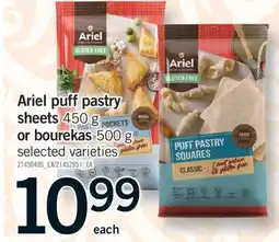 Fortinos ARIEL PUFF PASTRY SHEETS, 450 G OR BOUREKAS 500 G offer