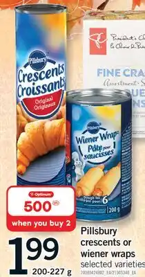 Fortinos PILLSBURY CRESCENTS OR WIENER WRAPS, 200-227 g offer