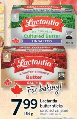 Fortinos LACTANTIA BUTTER STICKS, 454 G offer