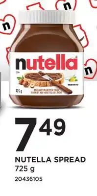 Fortinos NUTELLA SPREAD, 725 g offer