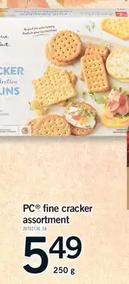Fortinos PC FINE CRACKER ASSORTMENT, 250 g offer