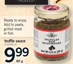 Fortinos TRUFFLE SAUCE, 80 g offer