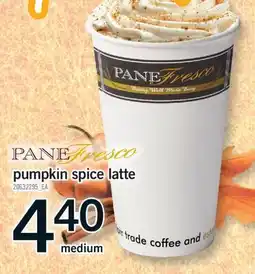 Fortinos PUMPKIN SPICE LATTE offer