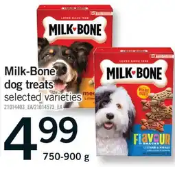 Fortinos MILK-BONE DOG TREATS, 750-900 g offer