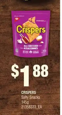 Fortinos CRISPERS SALTY SNACKS, 145G offer