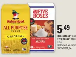 Fortinos ROBIN HOOD AND FIVE ROSES FLOUR, 2.5 G offer