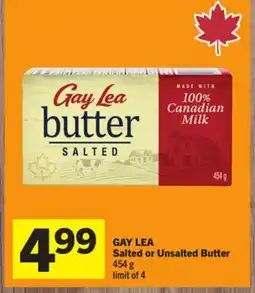Foodland GAY LEA Salted or Unsalted Butter offer